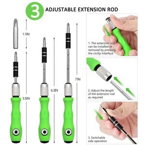 Outil de réparation multifonction, jeu de tournevis 32 en 1, mini kit d'embouts magnétiques pour tournevis, entretien de téléphones portables et d'appareils photo - Product Image 3