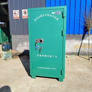 Gabinete Móvil para Almacenamiento de Explosivos, Acero con Recubrimiento en Polvo Azul, 6 Ruedas, a Prueba de Explosiones, con Compartimentos para Montacargas, Cierre Manual, Ensamblado - Product Image 2