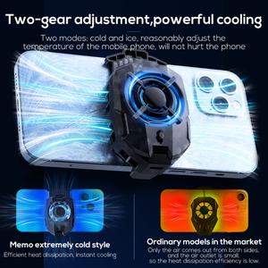 Refroidisseur de téléphone MEMO DLA7 compatible avec la lumière bleue pour Android et iPhone, idéal pour le gaming - Product Image 3