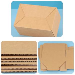 Boîtes d'emballage en carton ondulé résistantes à l'humidité, boîte en carton ondulé 3 <span class=keywords><strong>plis</strong></span> pour l'emballage du thé, du café et des aliments secs - Product Image 4