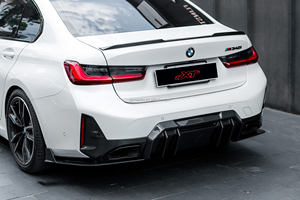 Ốp khuếch tán cản sau bằng sợi carbon kiểu FD dành cho <span class=keywords><strong>BMW</strong></span> 3 Series G20 Sports LCI Spoiler Lip Bodykit 2023+ - Product Image 3