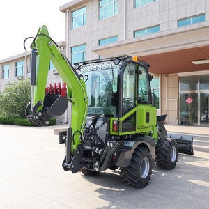 Mini Backhoes Loader 4X4 Ce Epa Motor Mini Farm Tractor Graafmachine Lader 4X4 Graafmachine - Product Image 5