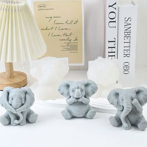 Molde de Silicona con Forma de Elefante para Velas Aromáticas DIY, Molde Creativo para Hacer Velas con Forma de Animal, Regalo - Product Image 3