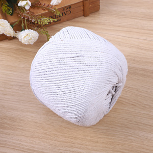 Nhà sản xuất dây thừng cotton polyester 2mm, 3mm, 4mm, sợi cotton pha tái chế - Product Image 4