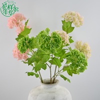 Bunga Hydrangea Latex Artificial Real Touch 68cm untuk Dekorasi Pernikahan, Dekorasi Rumah, Rangkaian Bunga, dan Perlengkapan Fotografi