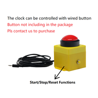 YIZHI GI6T-4R, LED Digital jam tangan detik jam tangan hitung mundur Remote elektronik Stopwatch jam dalam ruangan kantor sekolah rumah