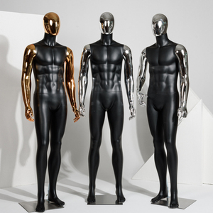 <span class=keywords><strong>Mannequin</strong></span> de Vitrine de Mode Homme, <span class=keywords><strong>Mannequin</strong></span> de Corps Entier au Visage Doré, <span class=keywords><strong>Mannequin</strong></span> Homme Réglable à Vendre - Product Image 6