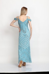 Vestido de diseñador largo hasta el suelo de alta calidad para eventos formales y ocasiones especiales disponible en grandes cantidades - Product Image 5