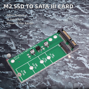 สินค้าใหม่สำหรับ SATA III TO M2 NGFF SSD การ์ดอะแดปเตอร์แปลง M.<span class=keywords><strong>2</strong></span>เป็นสำหรับผลิตภัณฑ์ตัวเชื่อมต่อ SATA <span class=keywords><strong>3</strong></span> III มีสินค้าในสต็อก LXC BOM - Product Image 3