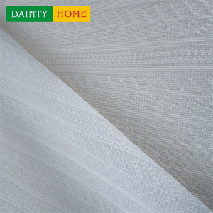 Rideaux Classiques de Luxe 100% Polyester Isolants Style Malt Voile Jacquard/Twill/Uni/Slub pour Salon - Product Image 1