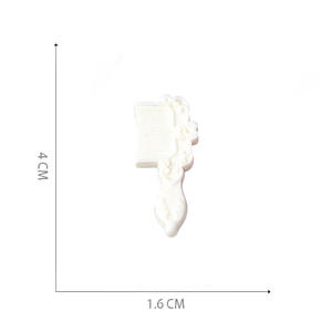 Belle dame <span class=keywords><strong>chaussures</strong></span> à talons hauts peigne miroir Flatback résine Cabochon étui de téléphone portable décoration - Product Image 6