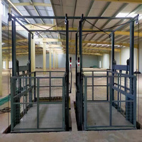 Plateforme élévatrice hydraulique pour le transport de marchandises en entrepôt, capacité de 100 kg à 10 tonnes, élévateur vertical pour marchandises lourdes