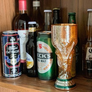Verre à bière trophée de football mondial, vente directe usine, verrerie en forme de <span class=keywords><strong>coupe</strong></span> d'Hercule, verre à boisson de bar, cadeau d'affaires - Product Image 6