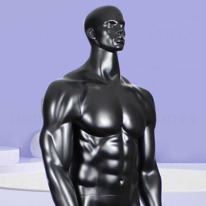 Maniquíes Masculinos Musculosos de Fibra de Vidrio de Alta Gama, Deportivos, de Cuerpo Entero, Negros, con Gran Musculatura, para Ropa Deportiva - Product Image 5