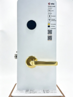 Cerradura de puerta de hotel personalizada de acero inoxidable 304, cerradura interior silenciosa para puerta de madera, manija dividida para puerta de habitación