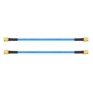 Connecteur SMA mâle à SMA mâle RG402 Assemblage de câble coaxial RG-402 bleu semi-flexible Câble coaxial RF semi-rigide coaxial RF - Product Image 4