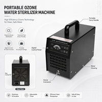 Stérilisateur numérique portable à l'ozone pour le traitement de l'eau, purificateur d'air domestique, désinfection par tube de pierre, générateur d'ozone pour l'eau