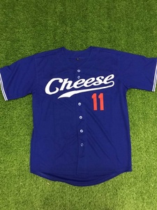 Maglia da Baseball Americana Personalizzabile con Nome e Numero, Cucita, Colore Blu, Stile Squadre di Los Angeles - Product Image 2