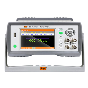 Le testeur de résistance REK RK2517 peut effectuer des tests à quatre bornes à distance, allant de 1 micro-ohm à 200 mégaohm. - Product Image 4