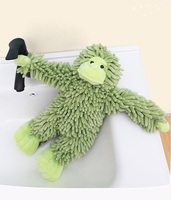 Jouet en peluche singe de dessin animé en chenille courte absorbante, multifonctionnel, durable et tendance, rembourré en coton PP