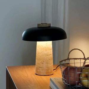 Mushroom Shape Stone <b>Night</b> <b>Light</b> Led Touch Control Rechargeable Bedroom Ambient <b>Light</b> Portable Warm White - Product Image 4