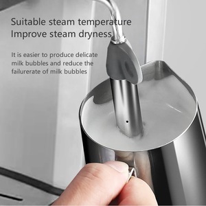 <span class=keywords><strong>Cafetera</strong></span> <span class=keywords><strong>espresso</strong></span> italiana de 19 bares, máquina de capuchino automática programable para uso doméstico o hotelero, fuente eléctrica - Product Image 5