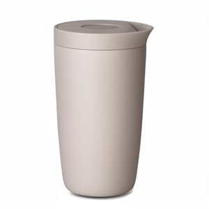 VIxSUN Tasse de voyage thermique en acier inoxydable 350 ml, étanche, à double paroi, avec couvercle à pression rapide - Product Image 1