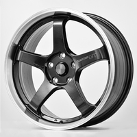 Rines AUROAD Monobloque Negro Brillante de 5 Radios Cóncavos de 18 Pulgadas para Autos de Pasajeros, los Más Vendidos del 2026