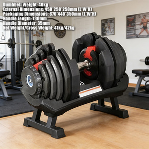 Ylsy001zf2101 Epsonlove Ensemble d'haltères réglables en acier de 24 kg avec revêtement en plastique, augmentation de 2,5 kg pour chaque unité - Product Image 2