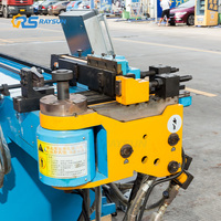 Machine de cintrage de tubes en acier et en fer à mandrin hydraulique automatique 38CNC, machine de cintrage de tubes carrés CNC hydraulique pour l'usine de meubles