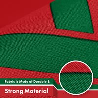 Drapeau national marocain en polyester 90x150cm (3x5 pieds) avec œillets en laiton, personnalisable, pour intérieur et extérieur, vente en gros