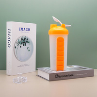 Pilulier d'extérieur pratique à 7 compartiments, organisateur multifonction pour le camping, la randonnée, les voyages et le rangement de médicaments