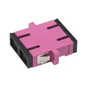 Factory China supplier product Duplex Simplex Quad LC adapters plastic ,fiber optical adapter,optical fiber flange