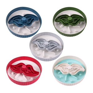 2025 FE vente en gros rotatif amusant Pet Puzzle bol nourriture lente Pad lécher tapis interchangeable en plastique bols pour animaux de compagnie mangeoires pour usage extérieur chats - Product Image 3