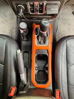 Penjualan Terbaik 4x4 aksesoris interter mobil penutup roda gigi aftermarket Shift Knob Trim Panel untuk wrangler JL