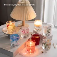 Getrocknete Blumen Muschel Duftkerzen Handgemachte Aromatherapie Hochwertige Geschenkbox Exquisite Geburtstags-Heimdekoration Gelwachs 100% Natürlich Modern