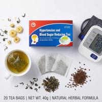 Thé aux herbes naturelles Long Hai pour soutenir la tension artérielle et l'équilibre du glucose, 20 sachets |   Thé bien-être sain pour la santé – Thé d'Afrique