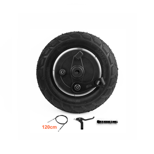 Roue arrière de scooter électrique, pneu plein, <span class=keywords><strong>frein</strong></span> à tambour, 200x50, roue en caoutchouc de scooter avec jante en aluminium - Product Image 1