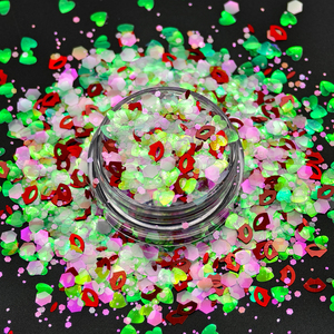 14 couleurs <span class=keywords><strong>de</strong></span> paillettes holographiques en forme <span class=keywords><strong>de</strong></span> cœur 3D, flocons <span class=keywords><strong>de</strong></span> paillettes rouges pour les lèvres, les ongles, les décalcomanies pour la Saint-Valentin, décoration des yeux, artisanat DIY - Product Image 6