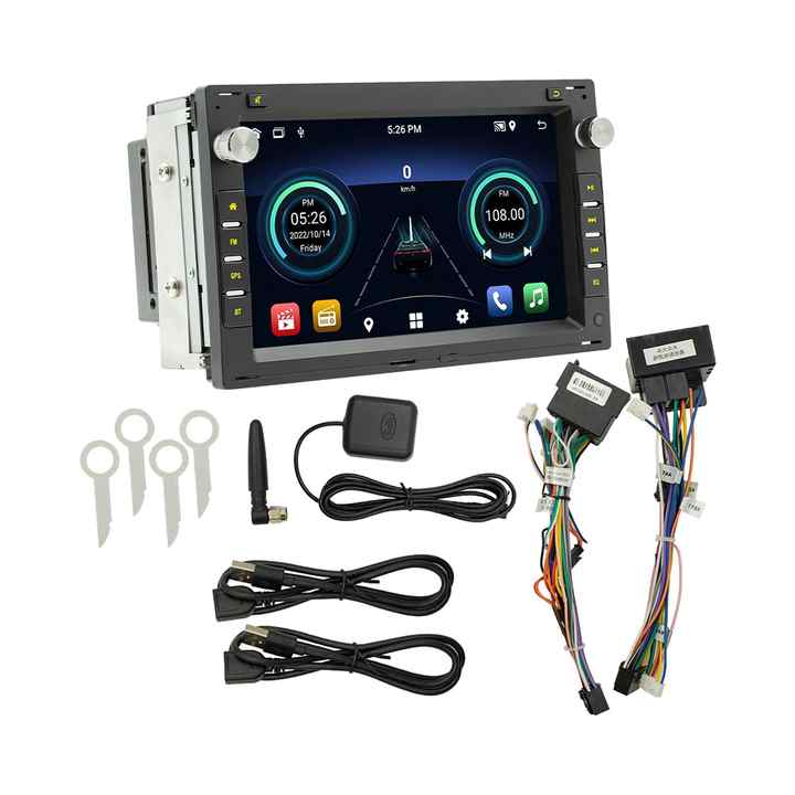 VW 7 \ "autoradio con navigazione e GPS 60 wx4 accessori 1024x600 risoluzione compatibile con VW