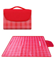 Vente en gros de tapis de pique-nique en tissu Oxford imperméable, laminé par ultrasons, pliable, portable, pour le camping en plein air, la plage et les pique-niques
