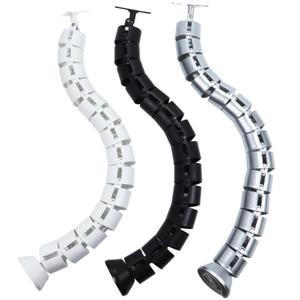 Scatola di Gestione Cavi Circolare per Scrivania Regolabile in Altezza, Organizzatore di Cavi Ovale Retrattile - Product Image 3