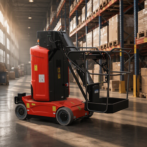 Plataforma Elevadora Vertical Autopropulsada de 11.2m y 150kg para Sistemas de Estanterías de Almacén, Precio al por Mayor - Product Image 1