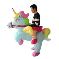 Costume d'animal de dessin animé gonflable mignon pour adulte - Matériel en térylène Couleur et taille personnalisables Décoration de fête
