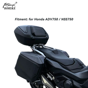Set di 2 Bauletti Laterali per Moto in PP, Impermeabili, Antiurto, con Sgancio Rapido, per Trasporto Bagagli - Product Image 3