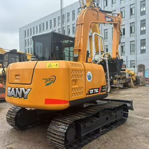 รถขุด SANY75C มือสอง ชั่วโมงการใช้งานต่ำ (1800) คุณภาพสูง (เกียร์และเครื่องยนต์) กำลัง 55 กิโลวัตต์ ประสิทธิภาพสูง ราคาประหยัด เหมาะสำหรับงานวิศวกรรมขนาดเล็ก - Product Image 1