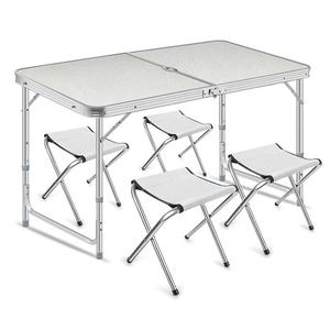 Vente en gros, offre blanche, valise, promotion, boîte pliante, ensemble d'extérieur, chaise de camping portable, table et tabourets - Product Image 1