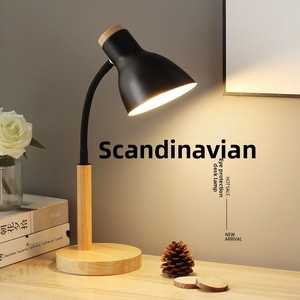<span class=keywords><strong>Lampada</strong></span> da Scrivania Piccola in Ferro Stile Nordico, LED per Protezione Occhi, per Dormitori Studenteschi, <span class=keywords><strong>Lampada</strong></span> da Comodino per Ragazze in Stile Ins - Product Image 1