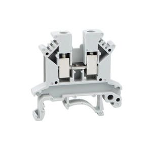 Bloc de jonction sur rail DIN UK2.5B, type UK3N 5N 6N 10N, double couche, en laiton, avec fusible et mise à la terre, fabriqué au Royaume-Uni - Product Image 1