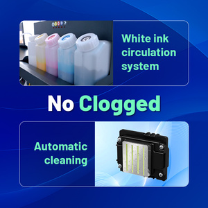 Mới cho A1 dtf máy in 60cm 24 inch CuộN i3200 xp600 đầu in bột Shaker 1 năm bảo hành USA văn phòng chứng nhận CE FCC - Product Image 5